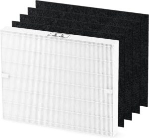 Fil-fresh AP-1512HH Air Purifier Filter Replacement for Coway Airmega, 1 H13 HEPA & 4 Carbon Filters