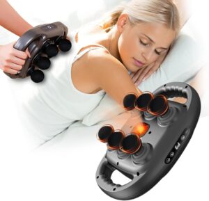 SEO 60 Chr 6 Head Massage Gun Deep Tissue 9 Levels & 9 Modes Electric Massager