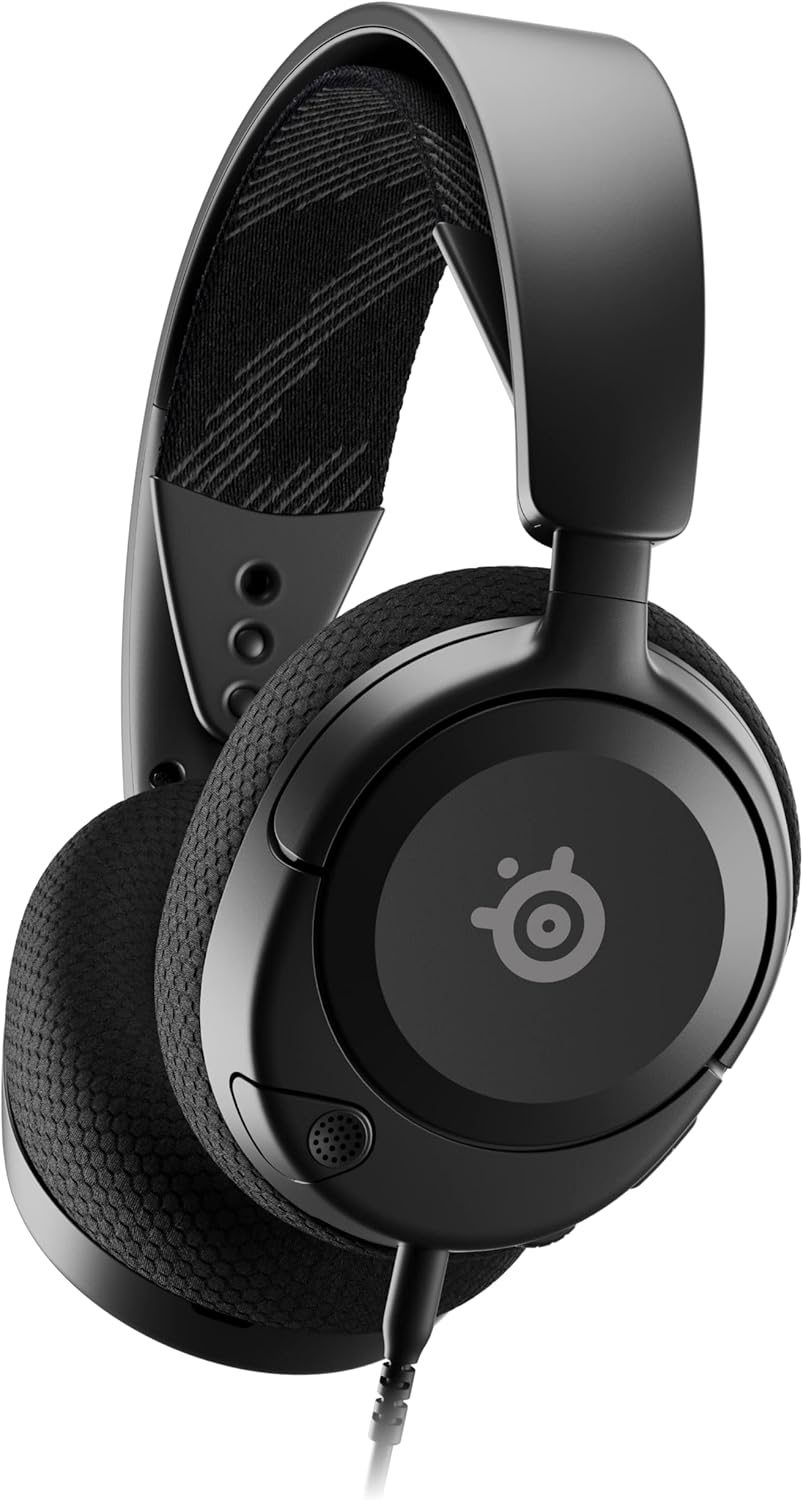 SteelSeries Arctis Nova 1 Gaming Headset - Hi-Fi, 360 Audio, Lightweight, Noise-Cancelling Mic