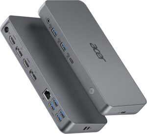 Acer 14-in-1 USB-C Docking Station: Triple Display, 4K HDMI, DP, 60W Charging