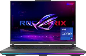 ASUS ROG Strix G16 (2023) 16" FHD 165Hz, RTX 4070, i9-13980HX, 16GB DDR5, 1TB SSD, Win 11, G614JI-AS94, Eclipse Gray