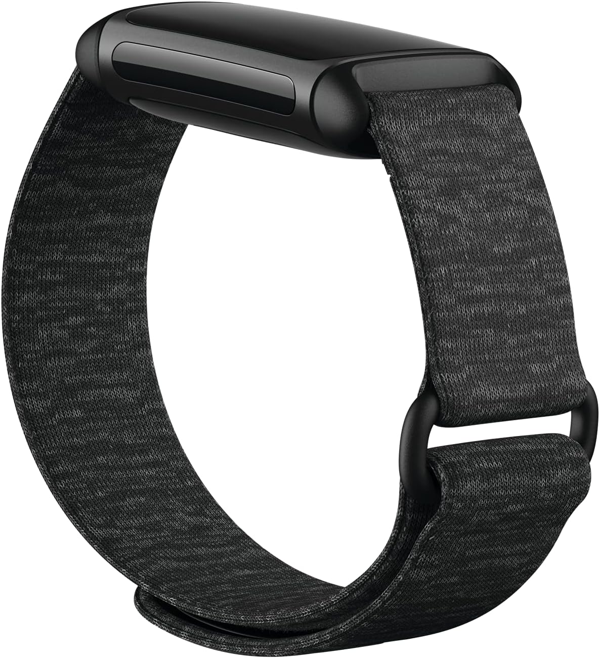 Fitbit Charge 5 & 6 Hook & Loop Band, Official, Charcoal, Large