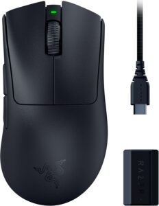 Razer DeathAdder V3 Pro Wireless Gaming Mouse + Hyperpolling Dongle