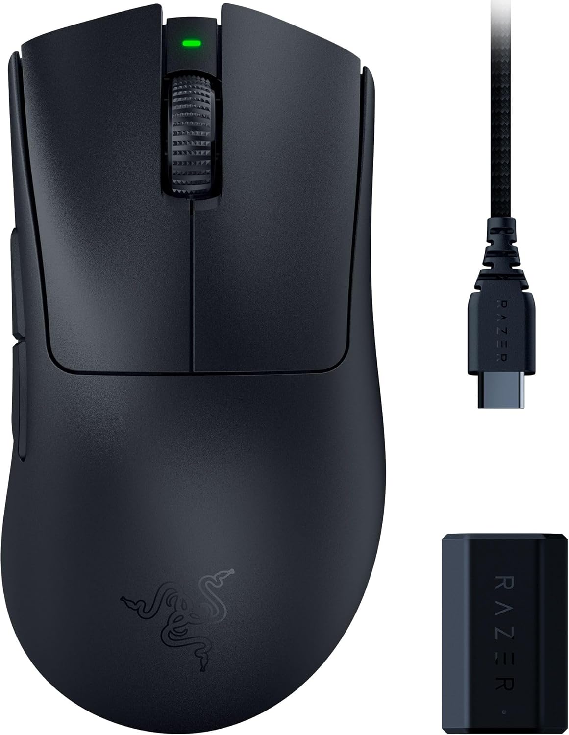 Razer DeathAdder V3 Pro Wireless Gaming Mouse + Hyperpolling Dongle