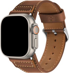 Wristitani Leather Bands for Apple Watch 49mm 46mm 45mm 44mm 42mm 41mm 40mm