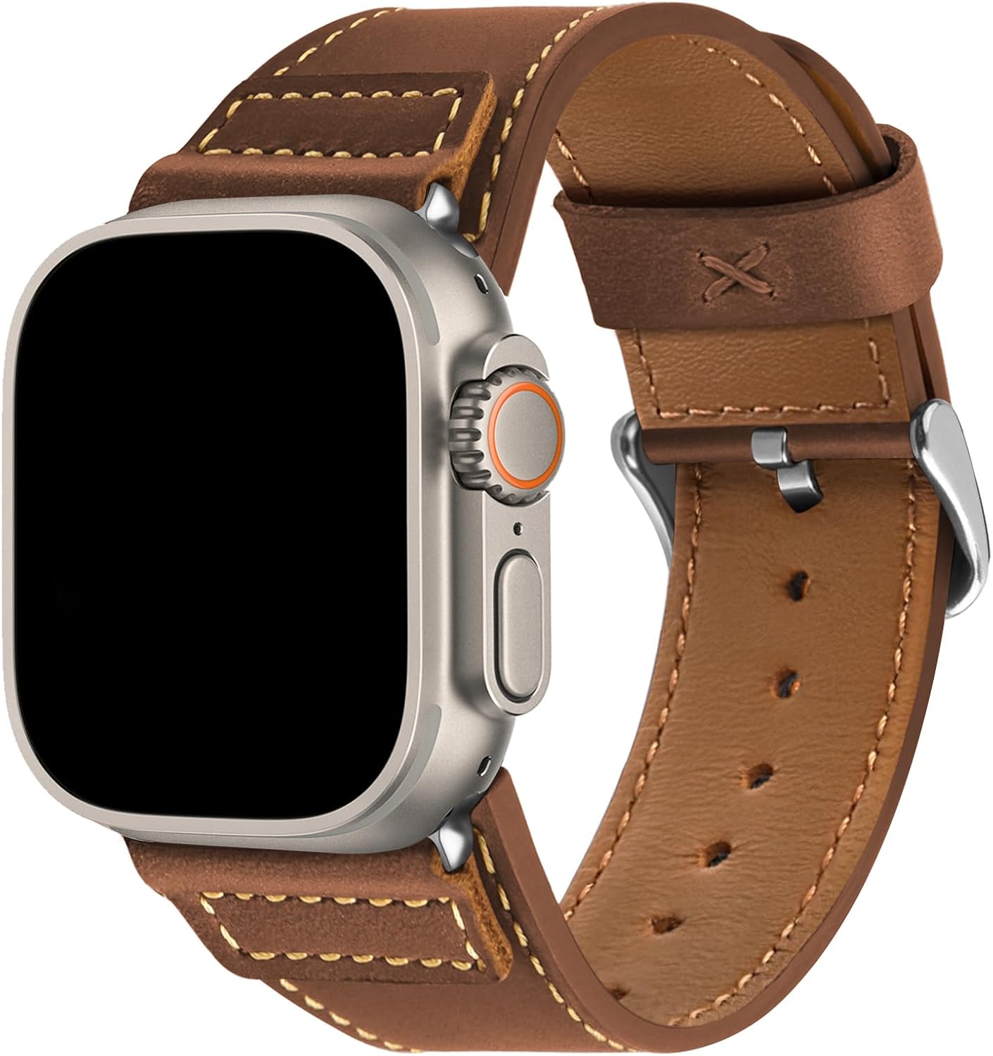 Wristitani Leather Bands for Apple Watch 49mm 46mm 45mm 44mm 42mm 41mm 40mm