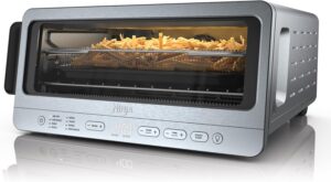Ninja Flip Toaster Oven & Air Fryer, 8-in-1, Flip Up, Large Capacity, Stainless, 1800W, SP151 (Renewed)