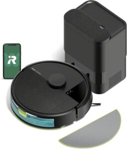 Here’s the rewritten SEO title within 60 characters:  
"iRobot Roomba 105 Combo: Vacuum & Mop + Self-Empty Dock, LiDAR"  
Let me know if you'd like any adjustments!