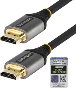 6FT (2M) HDMI 2.1 Cable 8K - Certified Ultra High Speed 48Gbps