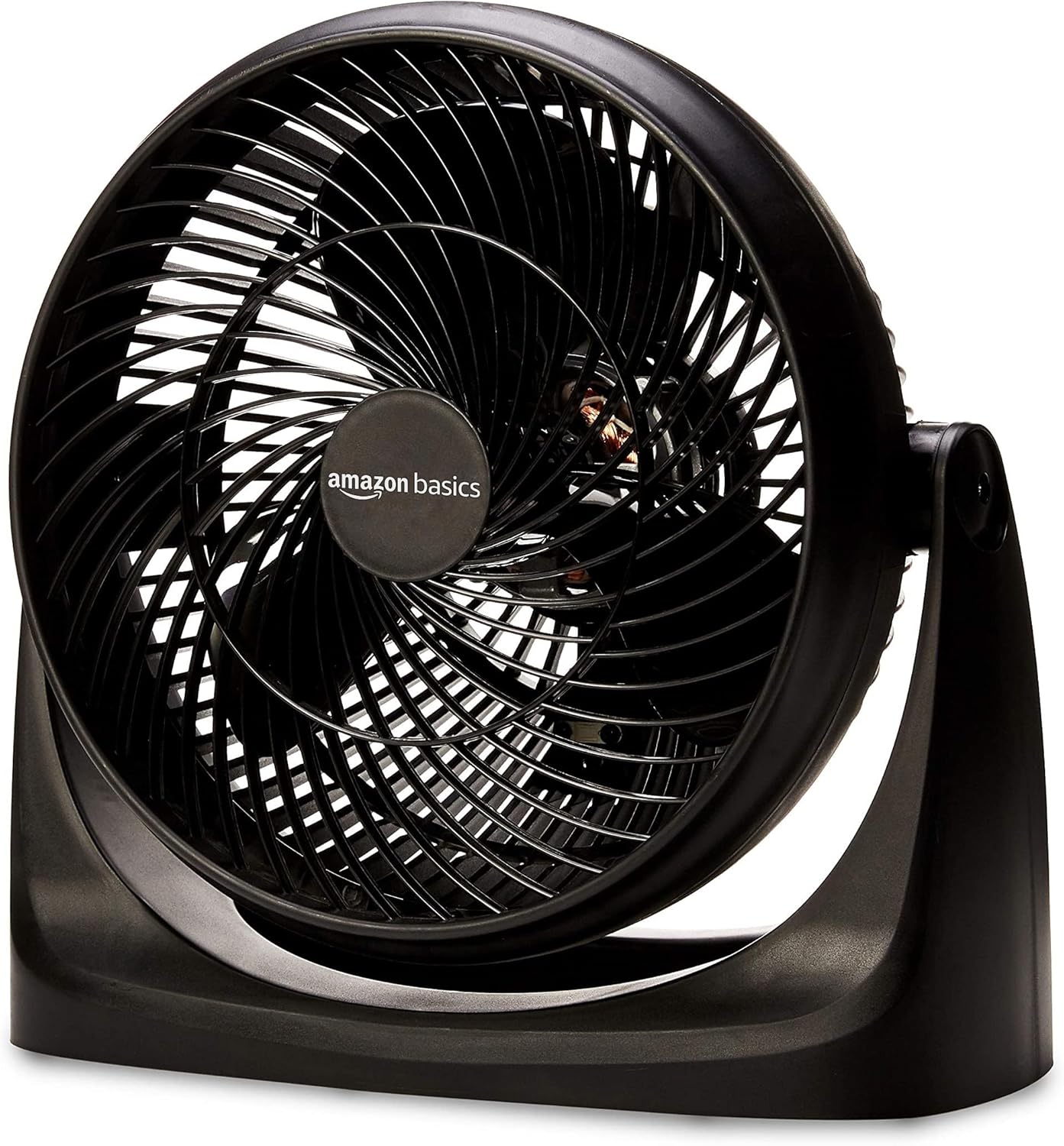 Amazon Basics Air Circulator Fan, 3 Speeds, 90° Tilt, 70W, Black, 14.8x7.6x14.1 Inches