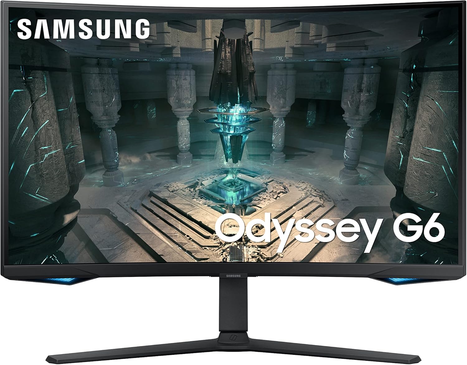 SAMSUNG 27" Odyssey QHD G65B Curved Gaming Monitor, 240Hz, 1ms, HDR 600, FreeSync Premium Pro