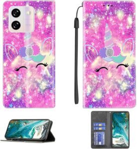 Lava Yuva Smart Phone Case Cover with Tempered Glass Screen Protector PU Leather Kickstand Magnetic Wallet Case CPT30