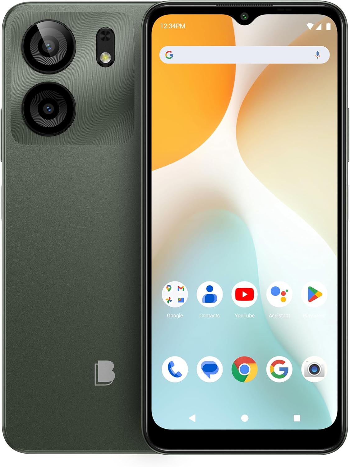 BLU F5 5G 2024 | All-Day Battery | Unlocked | 6.6" HD+ | 128GB | Dual 50MP | US | Green