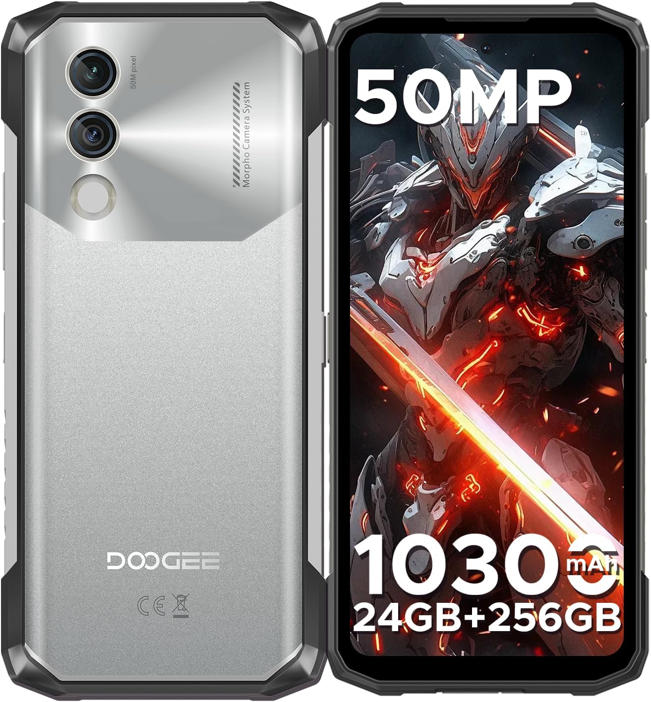 DOOGEE Blade10 Power 24GB+256GB/2TB 10300mAh 6.6''HD+ 50MP Android 14 NFC
