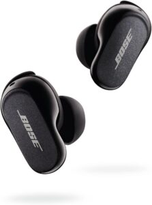 Bose QuietComfort Earbuds II, Wireless, Bluetooth, Noise Cancelling, Triple Black (Renewed)