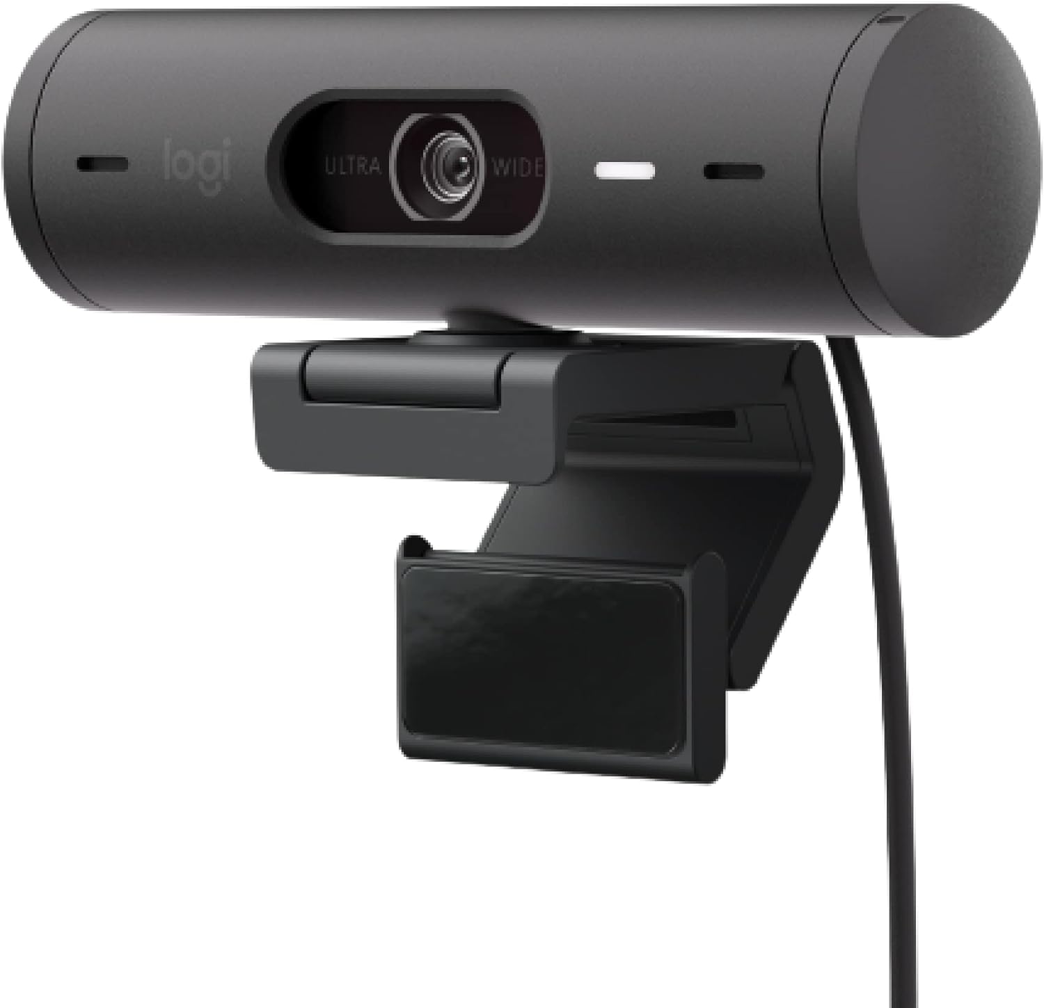 Logitech Brio 501 Full HD Webcam, Auto Light Correction, Noise Reduction Mics, Privacy Cover, USB-C