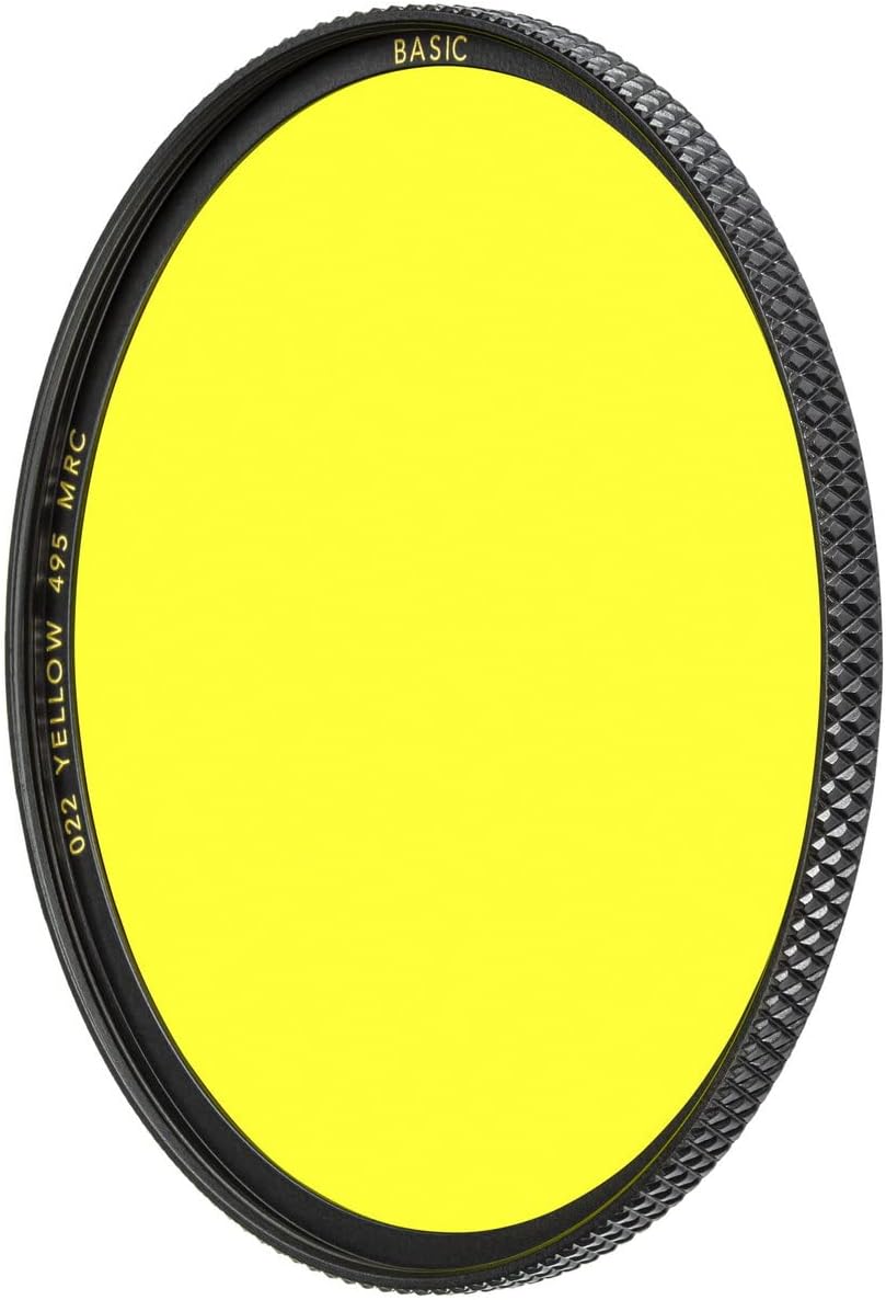 B+W 55mm Basic Black & White (Yellow) MRC 022M Glass Filter