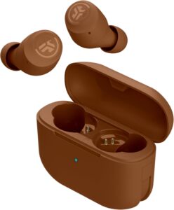 JLab Go Air Pop+ Tones True Wireless Earbuds, Bluetooth, 35H Playtime, USB-C, Dual Connect, EQ3 Sound (1615 C)