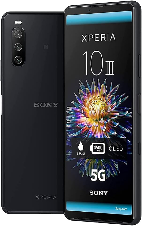 Sony Xperia 10 III XQ-BT52 5G Dual 128GB 6GB RAM Unlocked GSM Black