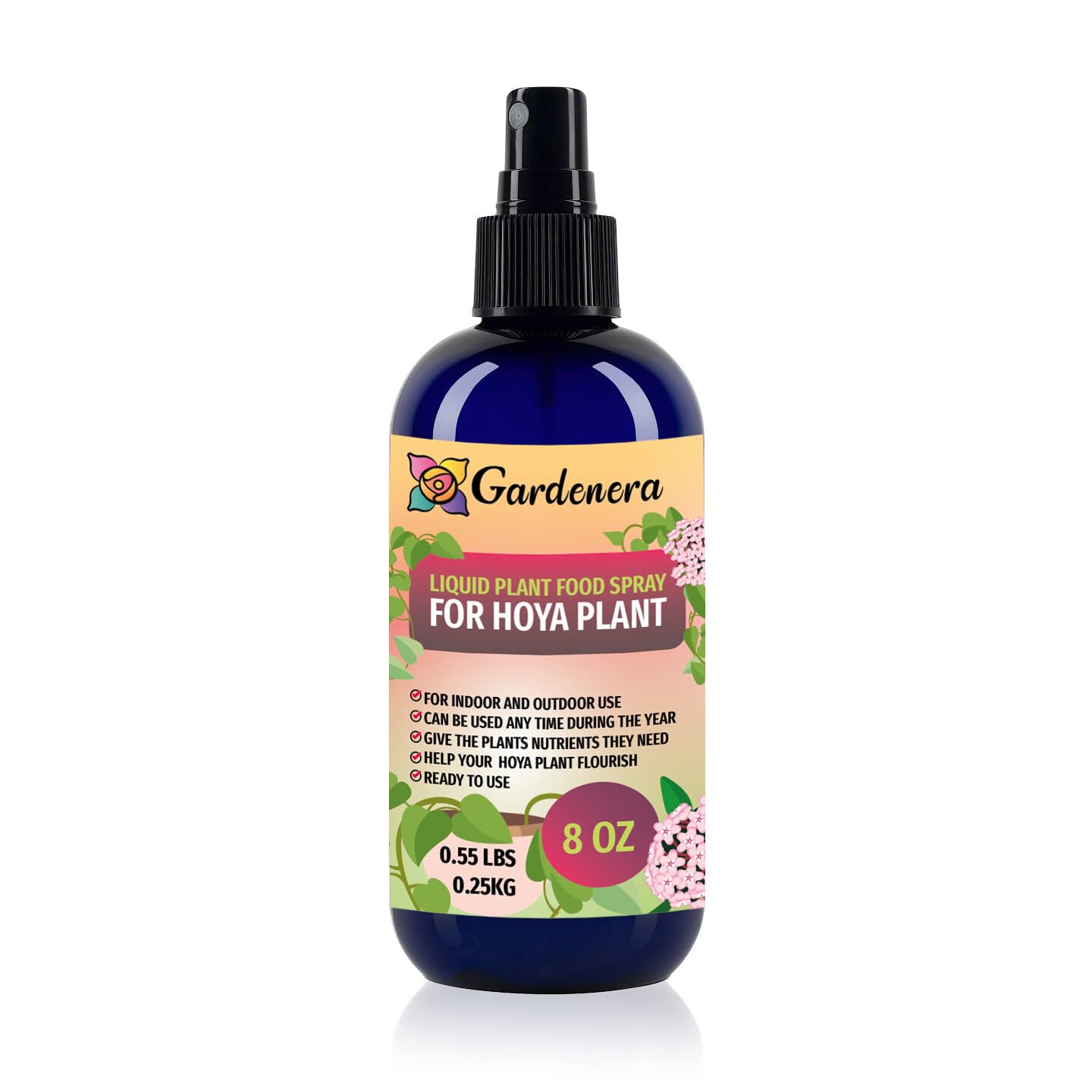 Professional Hoya Superfood Spray Mist | Micro-Fungi Enriched Fertilizer | 18 Vitamins & Minerals for Hoyas - 8oz