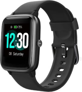 Fitpolo Fitness Tracker with Heart Rate Monitor, Smart Watch 1.8" Touch Screen IP68 Waterproof Step Counter Sleep Tracker for Men Women