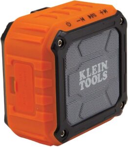 Klein Tools AEPJS1 Bluetooth Speaker, Wireless Jobsite Speaker, IPX5