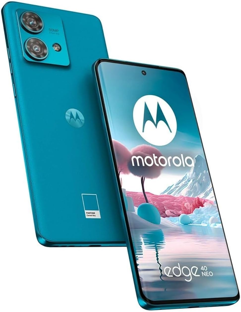 Motorola Edge 40 Neo 256GB+12GB Dual-SIM GSM Unlocked 5G (Caneel Bay) - Intl