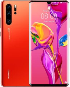 Huawei P30 Pro Dual SIM 128GB VOG-L29 GSM Unlocked 4G LTE Amber Sunrise (Renewed)