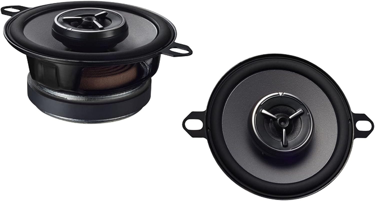 Kenwood eXcelon KFC-X3C 3.5" Mid Range Car Speaker, Silk Dome Tweeters, 120W Max (Pair)