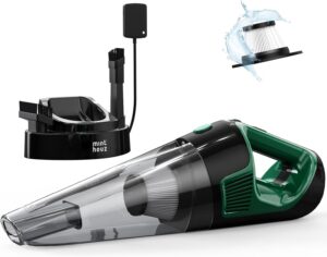 Minthouz Handheld Vacuum Cordless, Strong Suction Car Vacuum Cleaner with LED Light