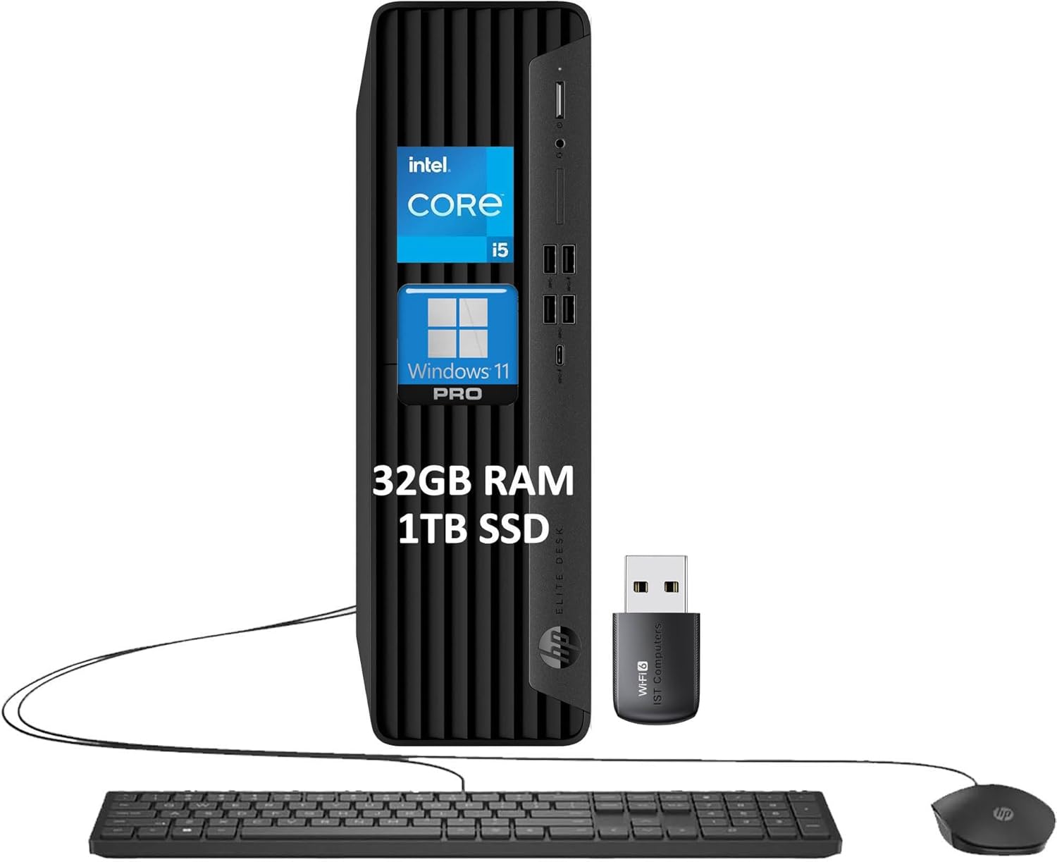 HP Elite SFF 600 G9: i5-13500 (14-Core), 32GB DDR5, 1TB SSD, Win 11 Pro
