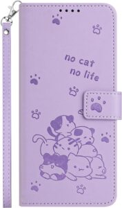 Here’s the rewritten SEO title (under 60 characters):  
"Samsung Galaxy A16 5G Case, Flip Leather Wallet with Strap – Purple"  
Let me know if you'd like any adjustments!