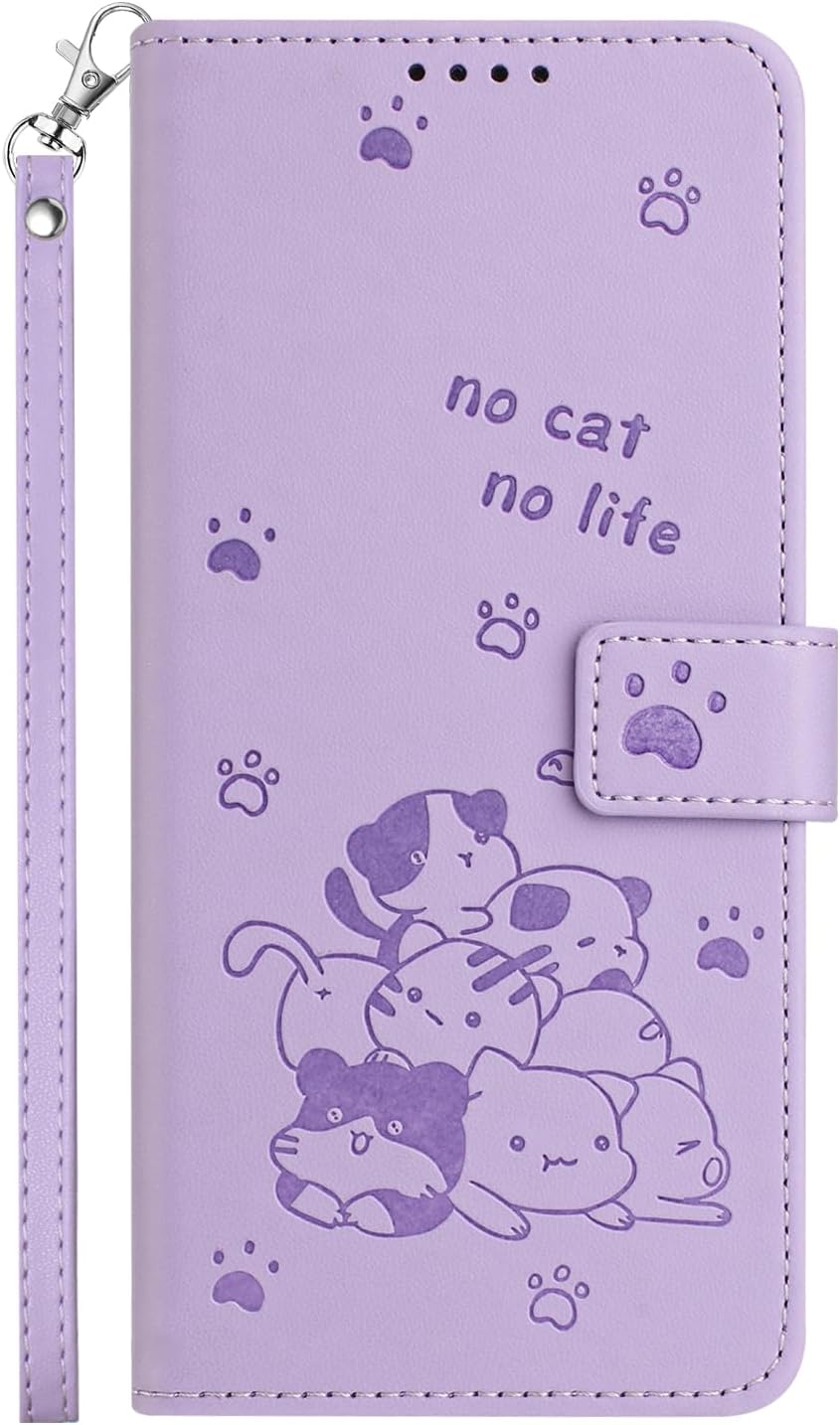Here’s the rewritten SEO title (under 60 characters):  
"Samsung Galaxy A16 5G Case, Flip Leather Wallet with Strap – Purple"  
Let me know if you'd like any adjustments!