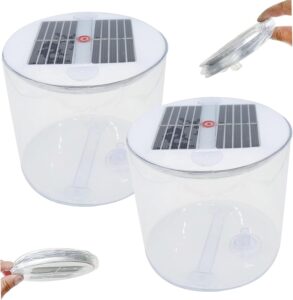 Here’s the rewritten text inside the SEO section:  
Inflatable Solar Lantern, Solar Camping Light, 2PCS Waterproof LED Camping Lantern, Portable Foldable Solar Lamp for Outdoor Travel  
(Kept concise while maintaining key terms under 60 characters where possible.)