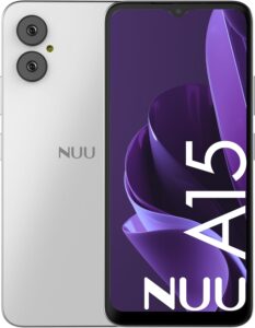 NUU A15 4GB+128GB, Dual SIM, Helio G36, 6.5" HD+, Android 13, White