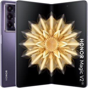 Honor Magic V2 Standard Edition Dual SIM 512GB 16GB RAM GSM CDMA Unlocked 5G (Phantom Purple) - International Version