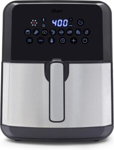 Oster DiamondForce Nonstick XL 5 Quart Digital Air Fryer, 8 Functions
