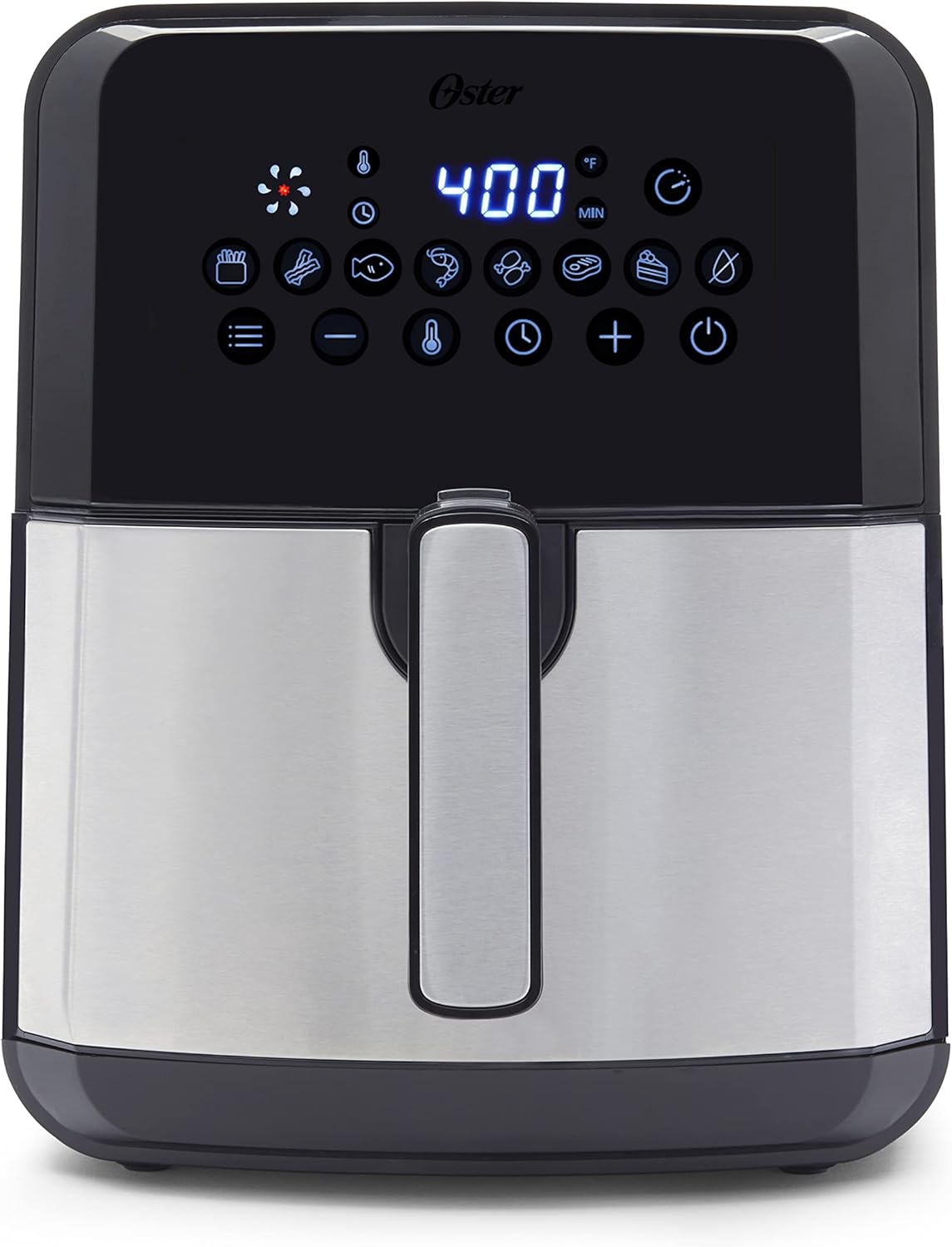 Oster DiamondForce Nonstick XL 5 Quart Digital Air Fryer, 8 Functions