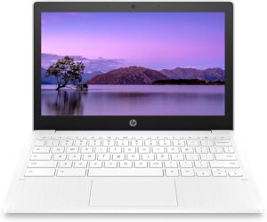HP Chromebook 11a (2020) - MediaTek MT8183, 4GB RAM, 32GB eMMC, 11.6" HD, Chrome OS, Snow White