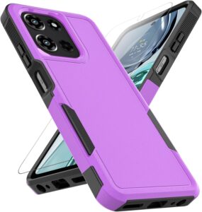 Here’s the rewritten SEO title within 60 characters:  
"Motorola Moto G 2025 Case – Heavy Duty Rugged Purple Cover"  
Let me know if you'd like any adjustments!
