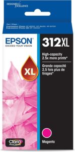 EPSON 312 Claria Photo HD Ink High Capacity Magenta (T312XL320-S) for XP-8500, XP-8600, XP-8700, XP-15000