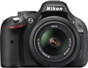 Nikon D5200 24.1MP DSLR Camera 18-55mm VR Lens Kit (Renewed)