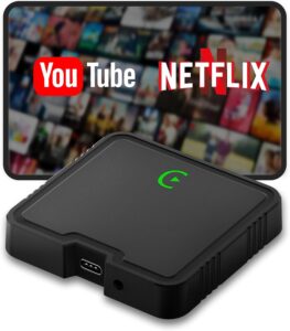 Wireless Carplay Adapter 2025 Ai Box for iPhone & Android Auto with Netflix YouTube TF Card Dongle Plug Play Easy Setup Carplay Video Box iOS 10+ Cars After 2015