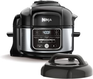 Ninja Foodi 10-in-1 5-Quart Pressure Cooker Air Fryer FD101 (Renewed)