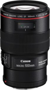 Canon EF 100mm f/2.8L IS USM Macro Lens for Canon DSLR, Lens Only
