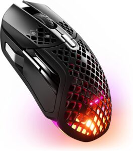 SteelSeries Aerox 5 Wireless 9-Button Gaming Mouse - Black (Renewed)