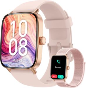Smart Watch for Women 2025, 1.85" HD Fitness Tracker, 110+ Modes, IP68