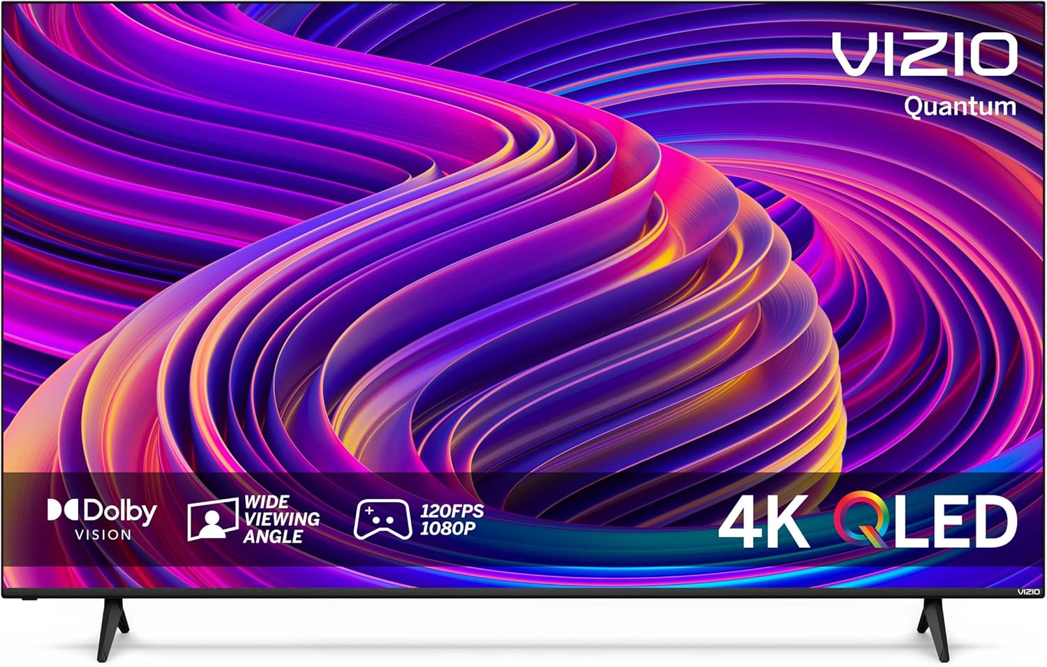 VIZIO 65" Quantum 4K QLED Smart TV, Dolby Vision, 120FPS, WiFi 6, Bluetooth