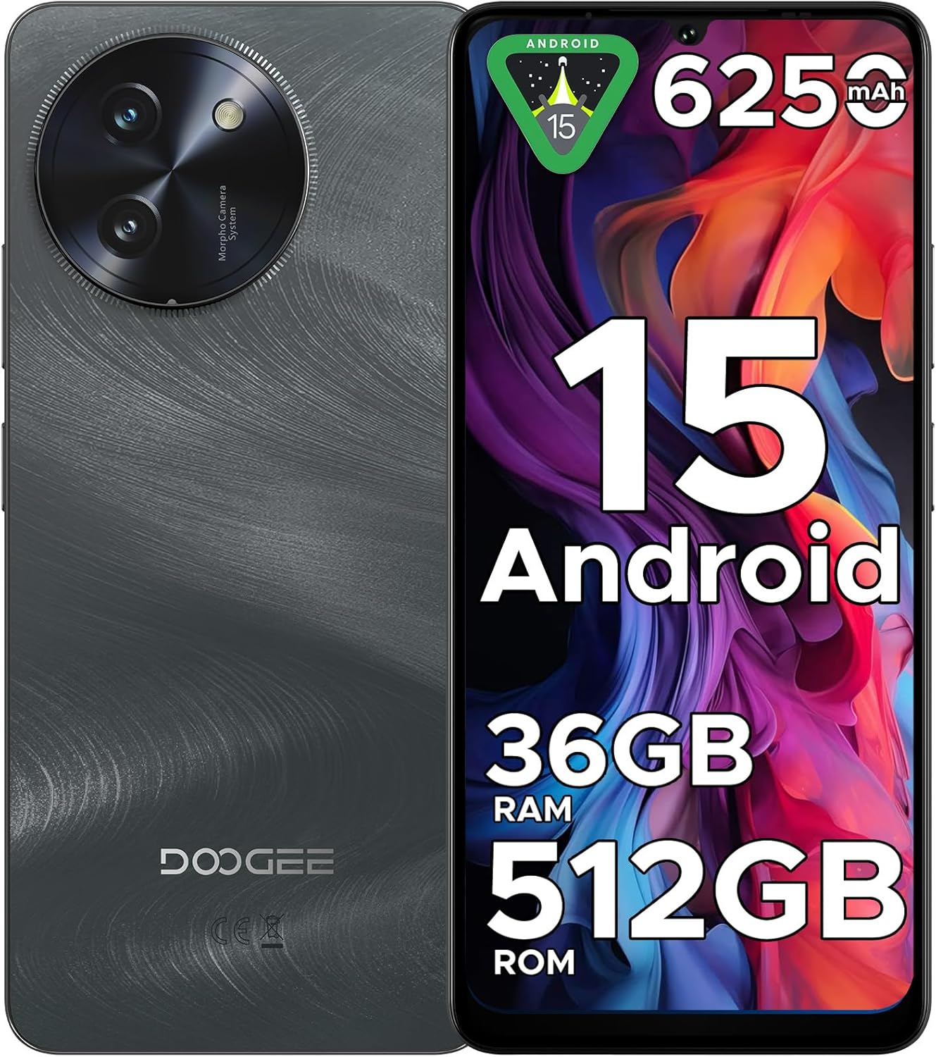 Here’s the rewritten text for SEO (under 60 characters):  
DOOGEE Note 59 Pro+ 5G 36GB+512GB 6.75" 120Hz 6250mAh