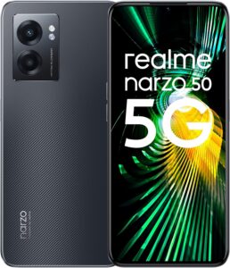 Here’s the rewritten text for SEO (under 60 characters):  
realme Narzo 50 5G 128GB+6GB Dual-SIM GSM Unlocked Hyper Black